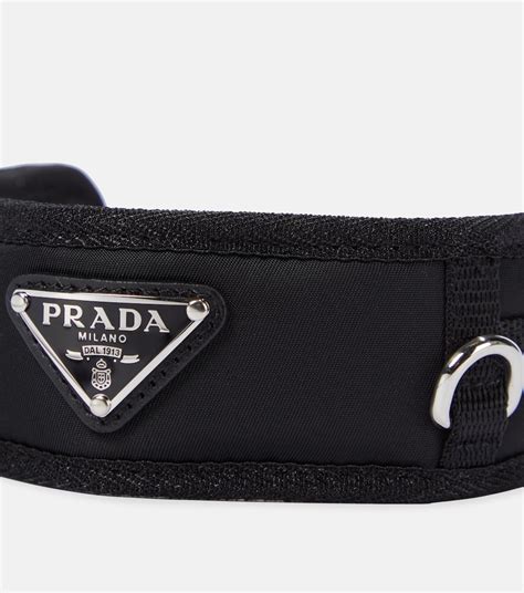 prada halsband hund|Schwarz Hundehalsband Aus Re.